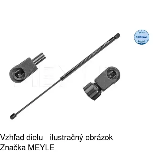 Plynová pružina 3212AB2 /POLCAR/ - obr. 1