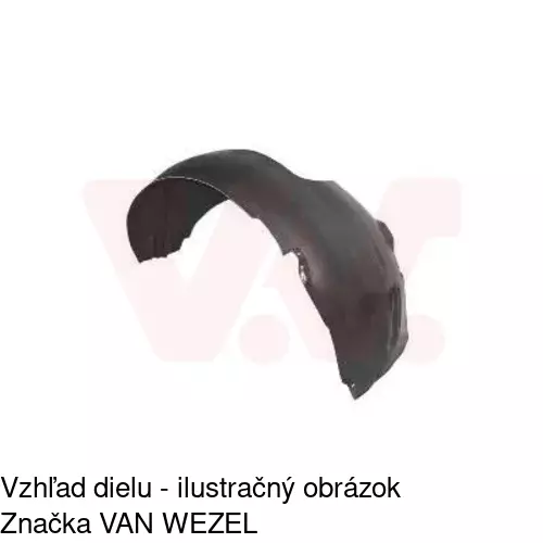 Podblatník (plast) 3212FP1X /POLCAR/ - obr. 1