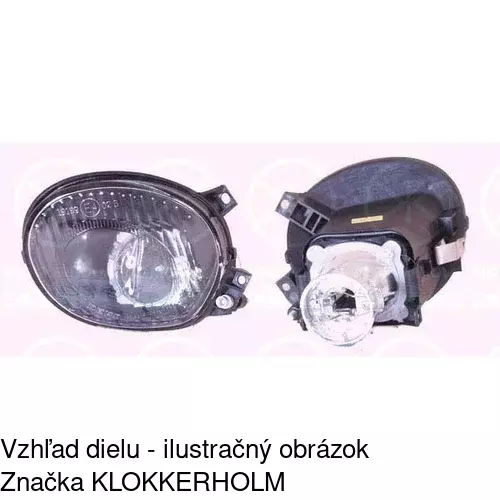 Hmlové svetlo - predné 3217301E /POLCAR/ - obr. 2