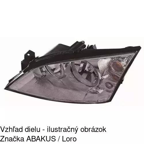 Hlavný reflektor 3218092E /POLCAR/ - obr. 4
