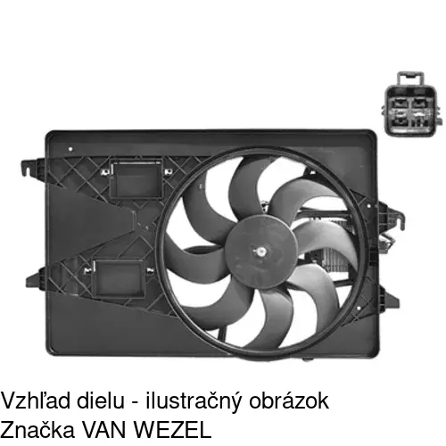 Ventilátory chladičov 321823W4 /POLCAR/ - obr. 3