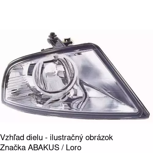 Hmlové svetlo - predné 3218303E /POLCAR/ - obr. 3