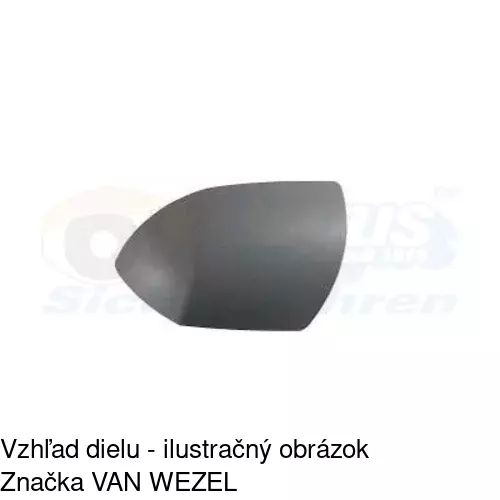 Rám vonkajšieho zrkadla 321856TM /POLCAR/ - obr. 5