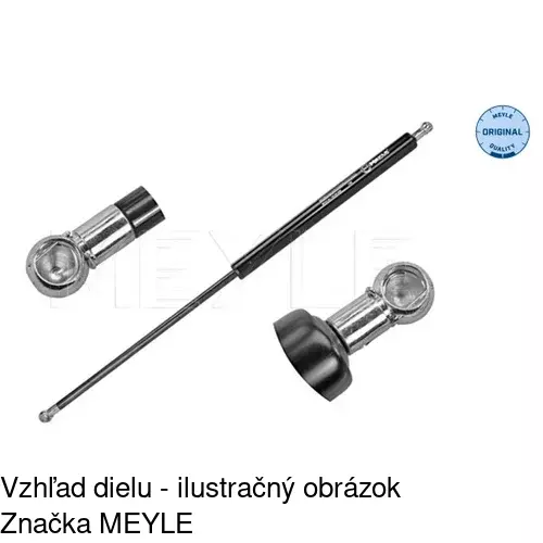 Plynová pružina 3219AB2 /POLCAR/ - obr. 2