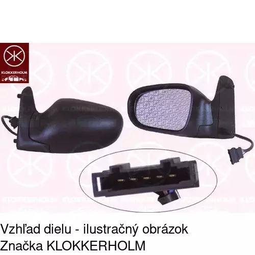 Vonkajšie zrkadlo 3240524E /POLCAR/ - obr. 2