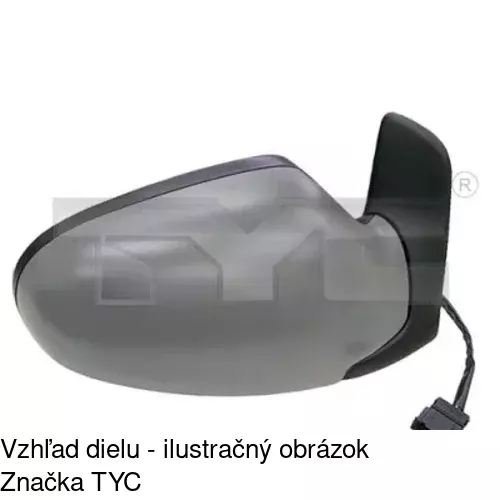 Vonkajšie zrkadlo 3240524E /POLCAR/ - obr. 4