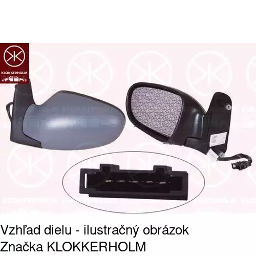 Vonkajšie zrkadlo 3240524E /POLCAR/ - obr. 5