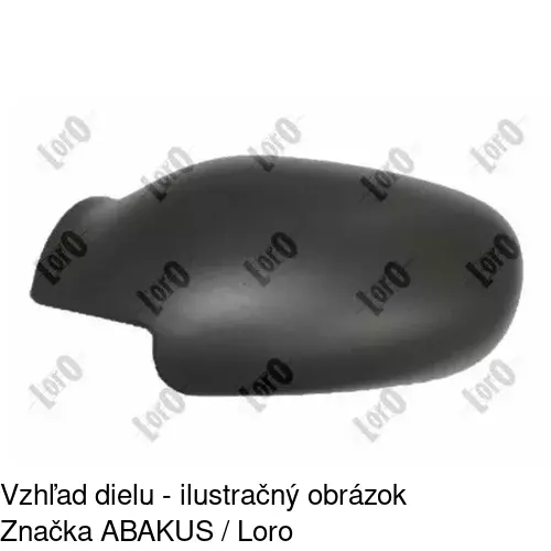 Vonkajšie zrkadlo 3241514M /POLCAR/ - obr. 3