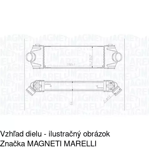 Chladiče vzduchu (Intercoolery) 3248J82X /POLCAR/ - obr. 2
