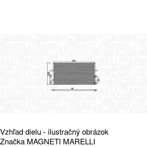 Chladiče klimatizácie 3248K8C1S /POLCAR/ - obr. 1