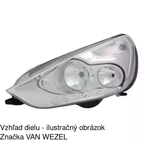 Hlavný reflektor 327509-E /POLCAR/ - obr. 4
