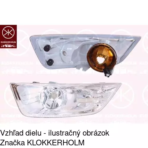 Hmlové svetlo - predné 327629-H /POLCAR/ - obr. 1