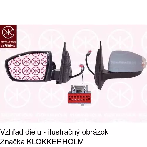 Vonkajšie zrkadlo 3280513E /POLCAR/ - obr. 1