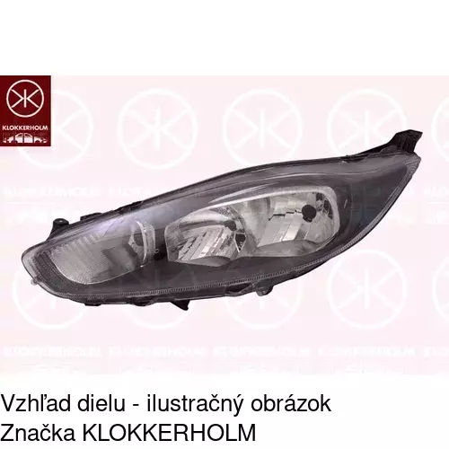 Hlavný reflektor 32B109-E /POLCAR/ - obr. 2