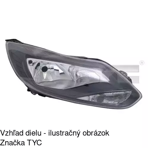 Hlavný reflektor 32C1092E /POLCAR/ - obr. 1