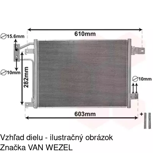Chladiče klimatizácie POLCAR 3401K8C1