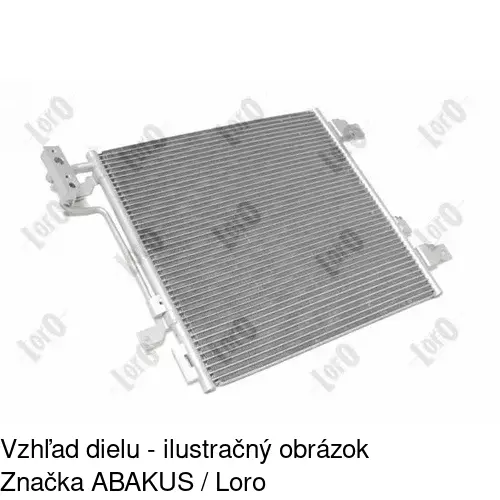 Chladiče klimatizácie 3401K8C2 /POLCAR/ - obr. 1