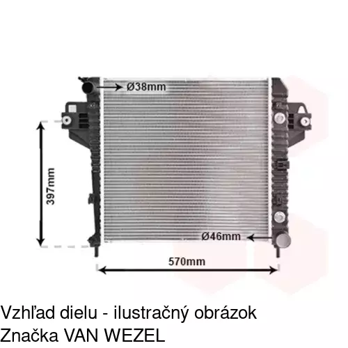 Chladiče vody 3410081K /POLCAR/ - obr. 3