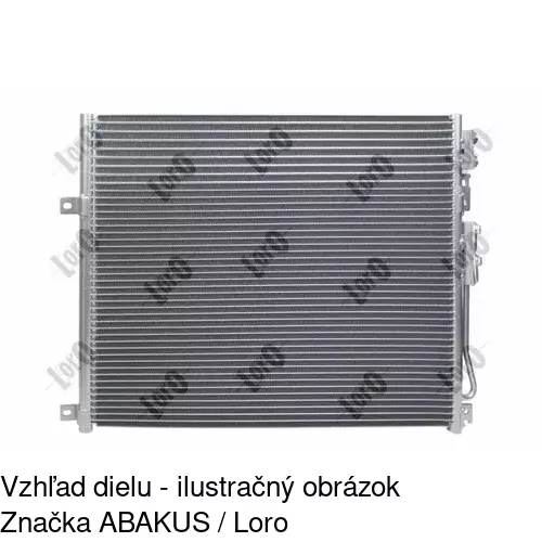Chladiče klimatizácie 3430K8C2S /POLCAR/ - obr. 1