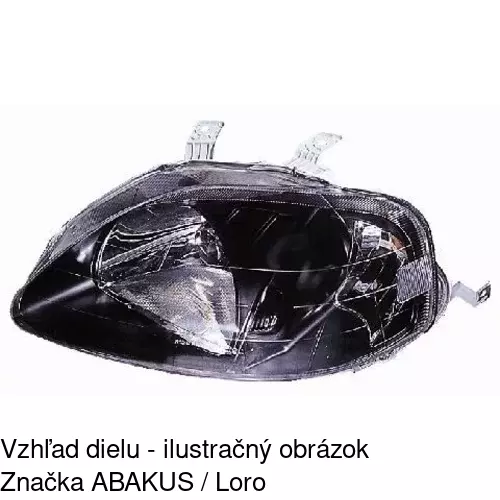 Hlavný reflektor 3812094E /POLCAR/ - obr. 1