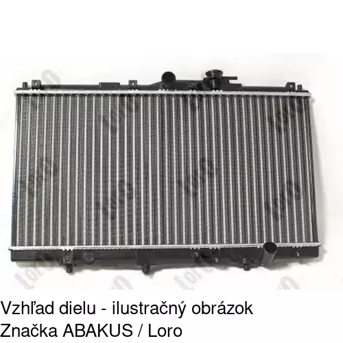 Chladiče vody 3817081K /POLCAR/ - obr. 5