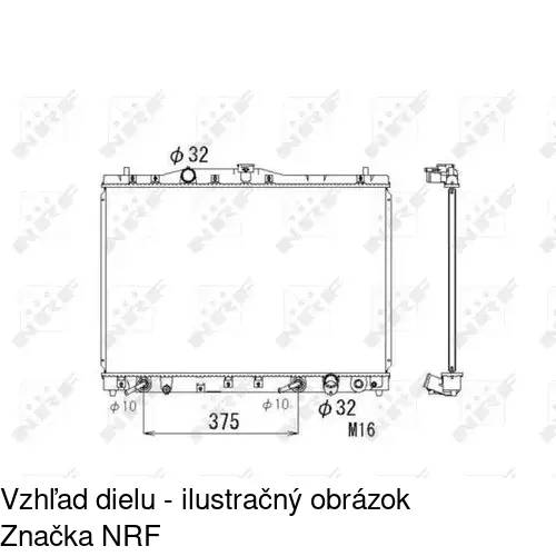 Chladiče vody POLCAR 3822083K