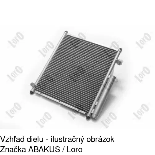Chladiče klimatizácie 3835K8C1 /POLCAR/ - obr. 2
