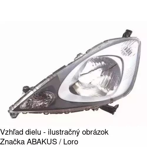 Hlavný reflektor 3837090E /POLCAR/ - obr. 2
