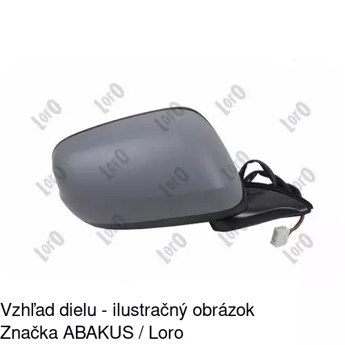 Vonkajšie zrkadlo 3837527E /POLCAR/ - obr. 1