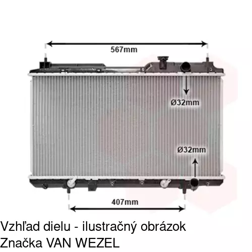 Chladiče vody 3875081K /POLCAR/ - obr. 3