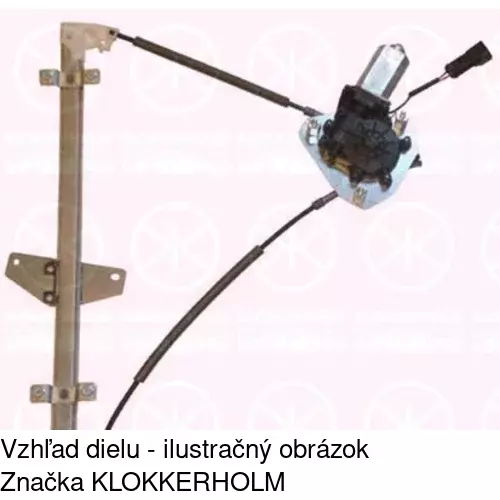 Elektrický mechanizmus okna dverí 4003PSE1 /POLCAR/ - obr. 1