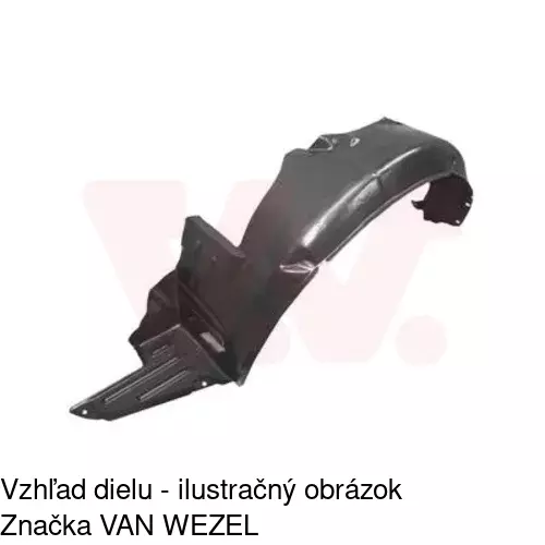 Podblatník (plast) 4008FL1X /POLCAR/ - obr. 1