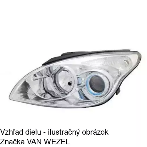Hlavný reflektor 4015091E /POLCAR/ - obr. 5