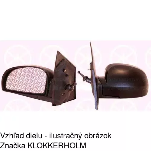 Vonkajšie zrkadlo 4042511S /POLCAR/ - obr. 1