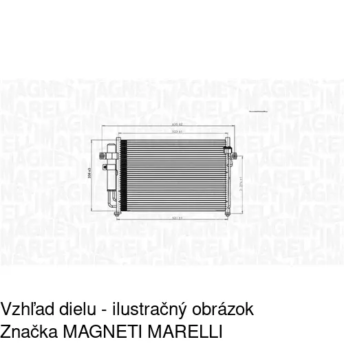 Chladiče klimatizácie 4042K8C2S /POLCAR/ - obr. 1