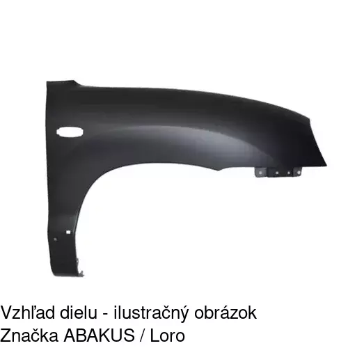 Predný blatník 405001-2 /POLCAR/
