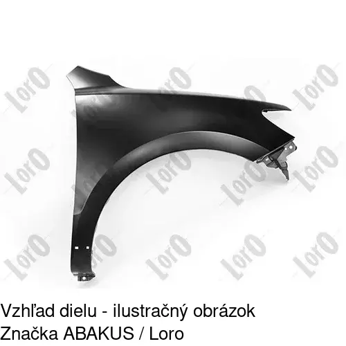 Predný blatník 405102 /POLCAR/