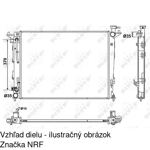 Chladiče vody POLCAR 4104086K