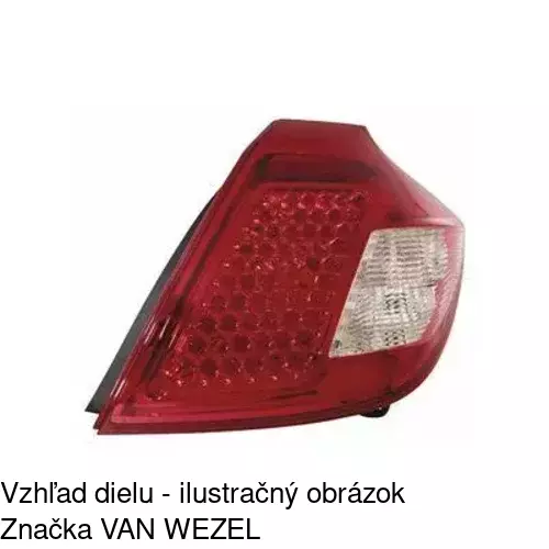 Zadné svetlo 411888-E /POLCAR/ - obr. 2