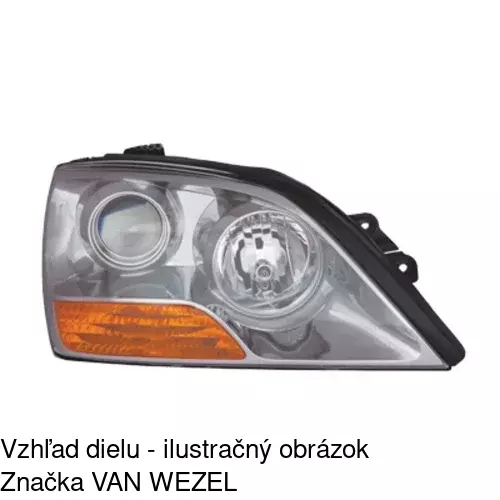 Hlavný reflektor 417110-E /POLCAR/ - obr. 4