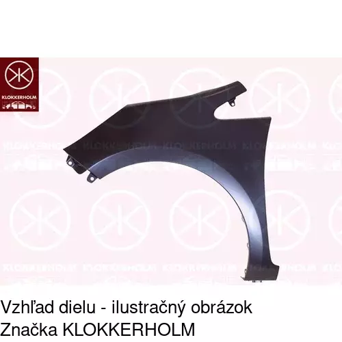 Predný blatník POLCAR 41B102