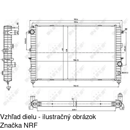 Chladiče vody POLCAR 432208-2