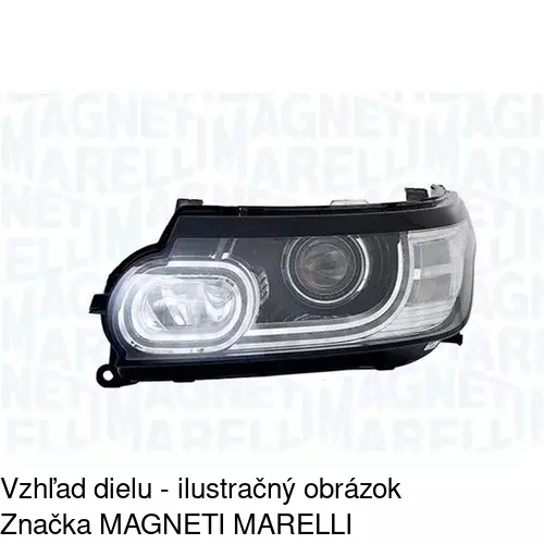 Hlavný reflektor POLCAR 43X110-U