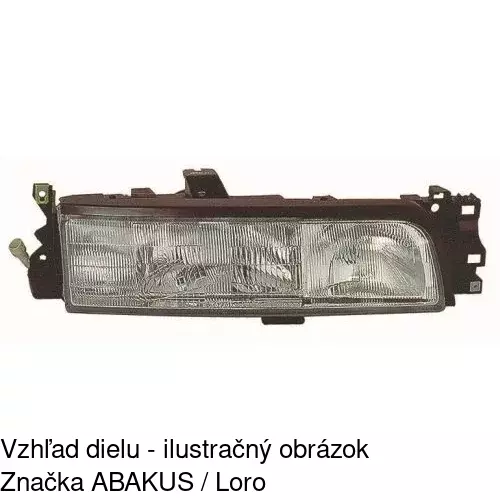 Hlavný reflektor POLCAR 4515100E