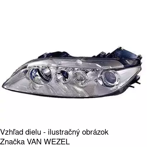 Hlavný reflektor 451909-E /POLCAR/ - obr. 2