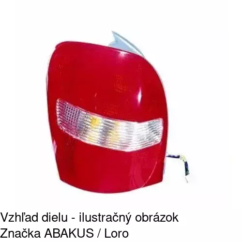 Zadné svetlo POLCAR 4540881E