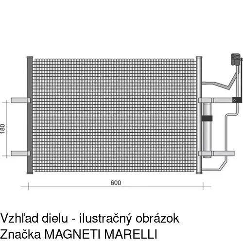 Chladiče klimatizácie 4541K81K /POLCAR/ - obr. 1