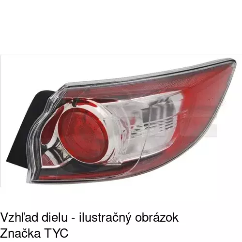 Zadné svetlo 4542889E /POLCAR/ - obr. 3