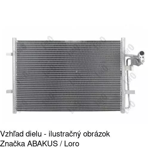 Chladiče klimatizácie 4542K8C2S /POLCAR/ - obr. 1