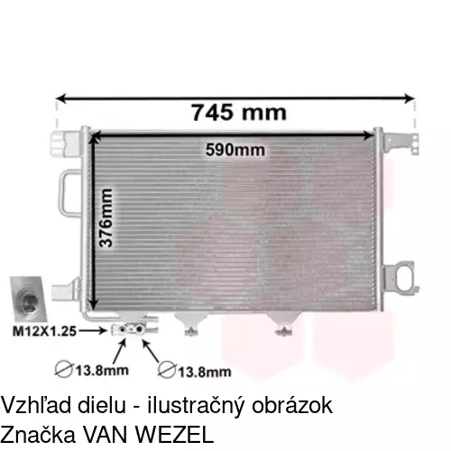 Chladiče klimatizácie 5003K8C3S /POLCAR/ - obr. 3
